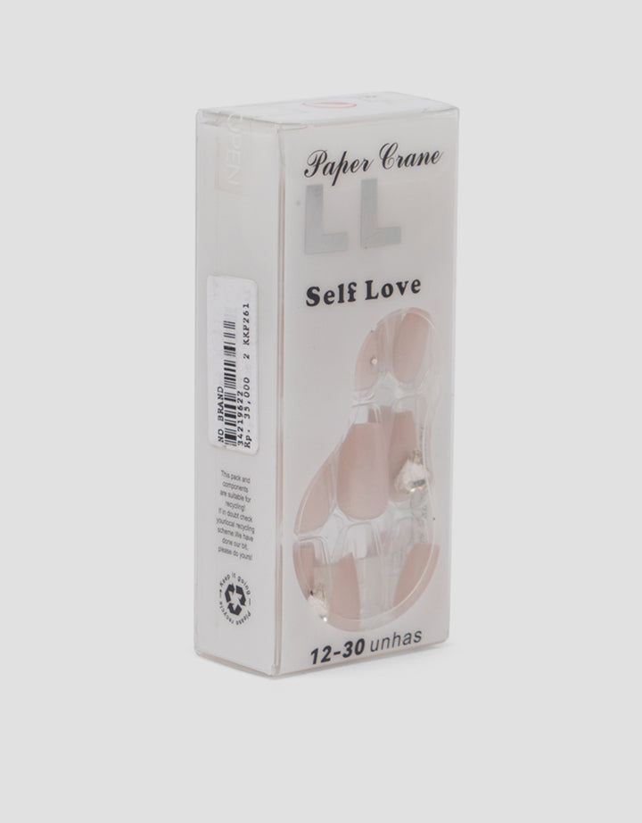 MXM NAIL STICKERS KUKU PALSU ISI 24 LONG ALMOND WANITA