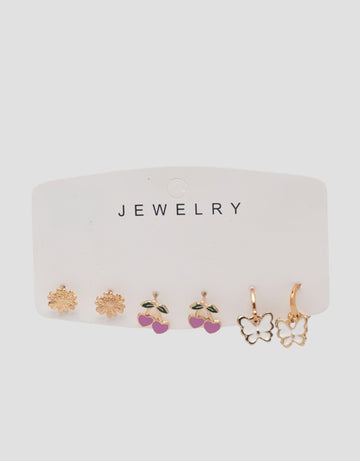 MXM JEWELLERY GIWANG SET 3 IN 1 WANITA