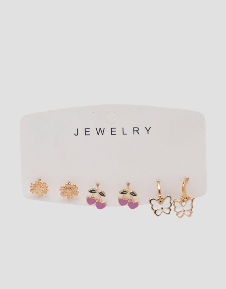 MXM JEWELLERY GIWANG SET 3 IN 1 WANITA