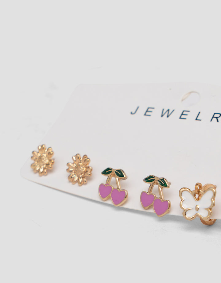 MXM JEWELLERY GIWANG SET 3 IN 1 WANITA