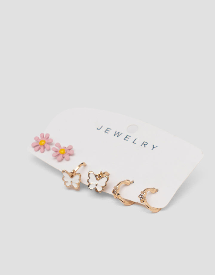 MXM JEWELLERY GIWANG SET 3 IN 1 WANITA