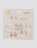 MXM JEWELLERY GIWANG SET MOTIF MIX WITH GOLD WANITA