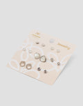 MXM JEWELLERY GIWANG SET MOTIF MIX WITH GOLD WANITA