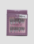 MXM NAIL STICKERS KUKU PALSU 12 ALMOND WANITA