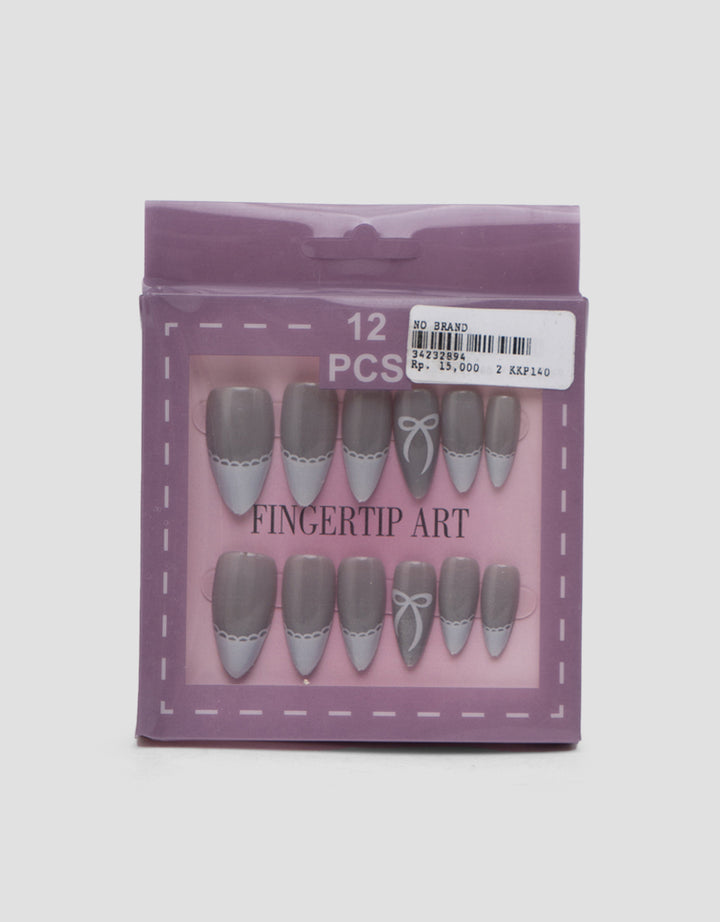 MXM NAIL STICKERS KUKU PALSU 12 ALMOND WANITA