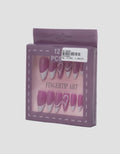 MXM NAIL STICKERS KUKU PALSU 12 ALMOND WANITA