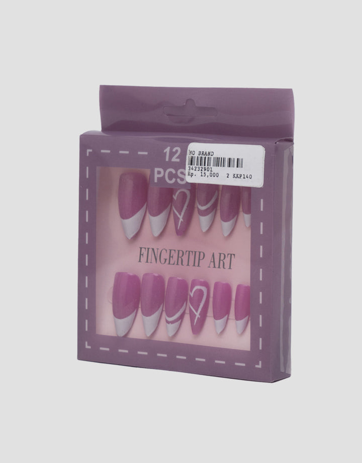 MXM NAIL STICKERS KUKU PALSU 12 ALMOND WANITA