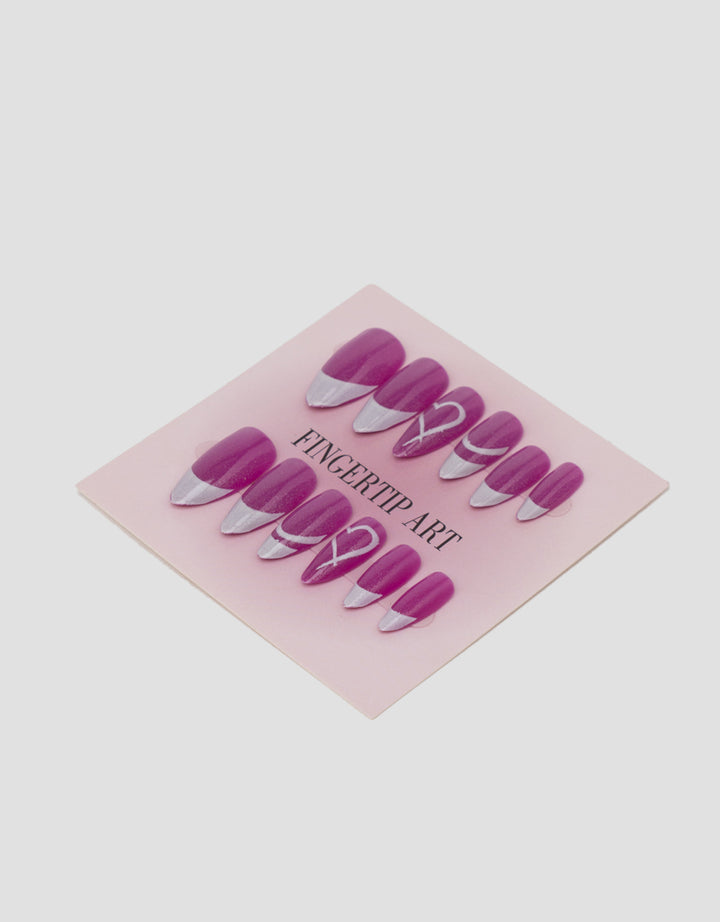 MXM NAIL STICKERS KUKU PALSU 12 ALMOND WANITA
