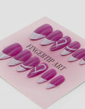 MXM NAIL STICKERS KUKU PALSU 12 ALMOND WANITA