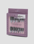 MXM NAIL STICKERS KUKU PALSU 12 ALMOND WANITA