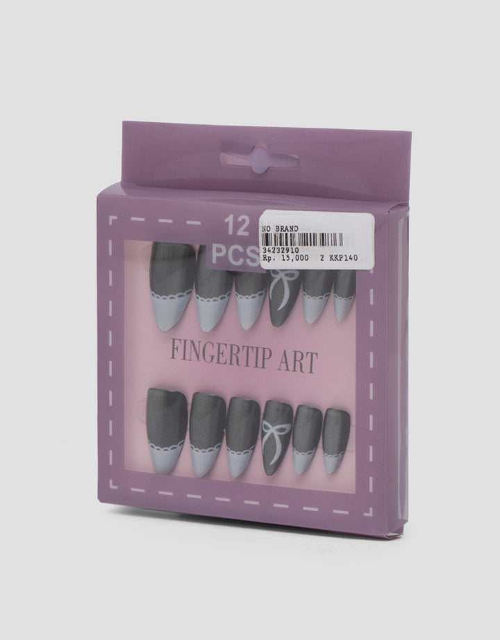 MXM NAIL STICKERS KUKU PALSU 12 ALMOND WANITA