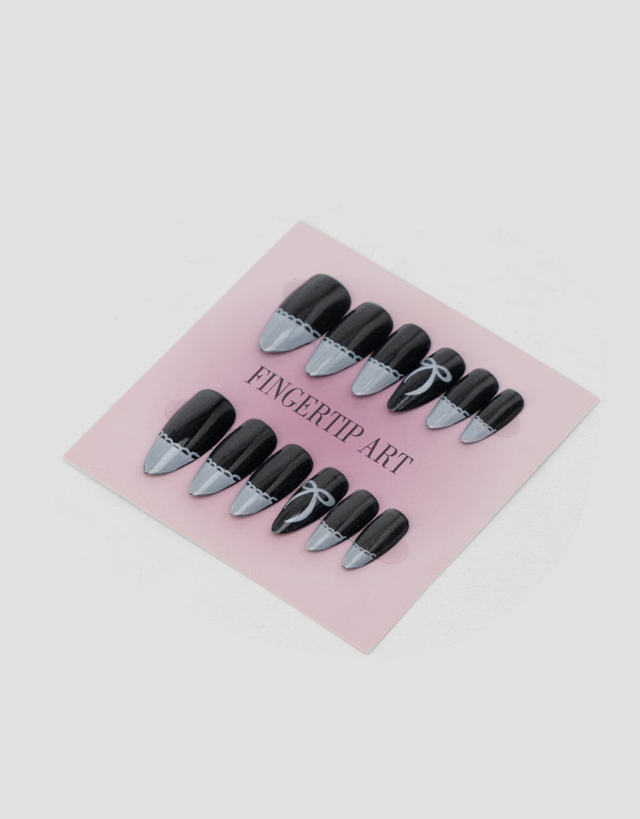 MXM NAIL STICKERS KUKU PALSU 12 ALMOND WANITA