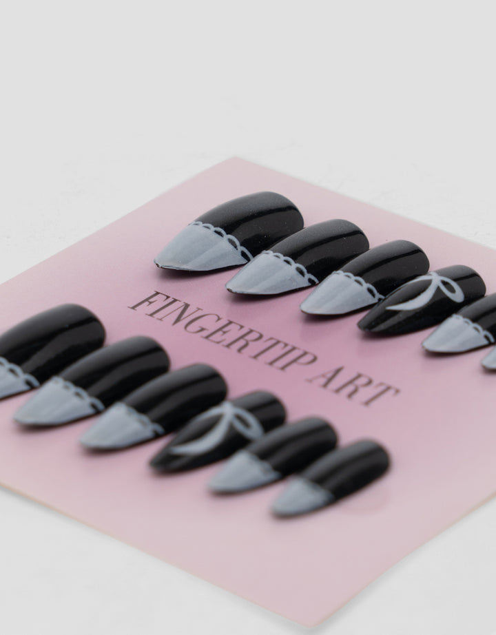 MXM NAIL STICKERS KUKU PALSU 12 ALMOND WANITA