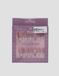 MXM NAIL STICKERS KUKU PALSU 12 ALMOND WANITA