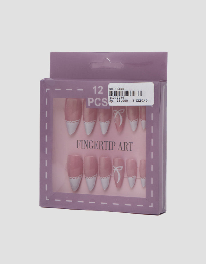 MXM NAIL STICKERS KUKU PALSU 12 ALMOND WANITA