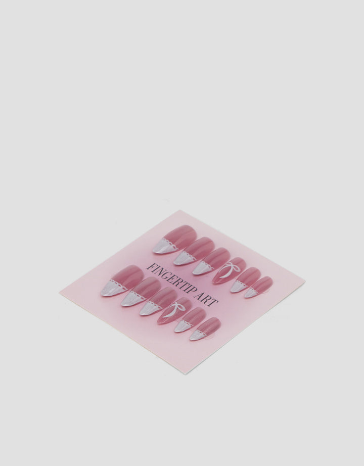 MXM NAIL STICKERS KUKU PALSU 12 ALMOND WANITA