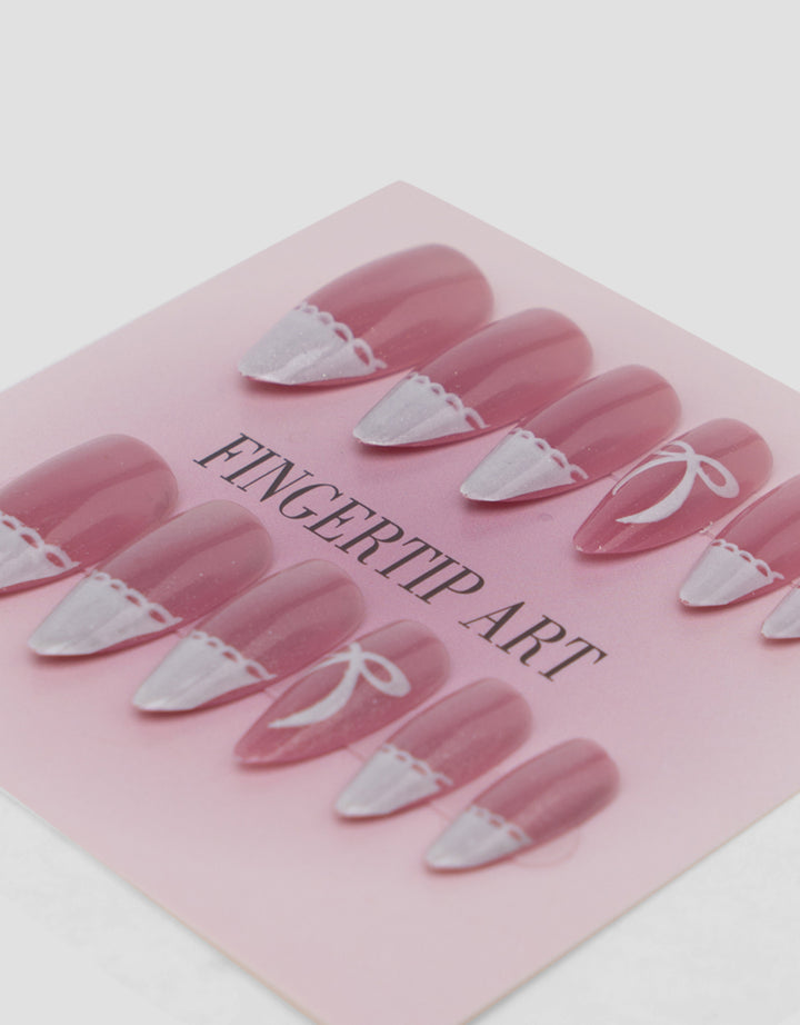 MXM NAIL STICKERS KUKU PALSU 12 ALMOND WANITA