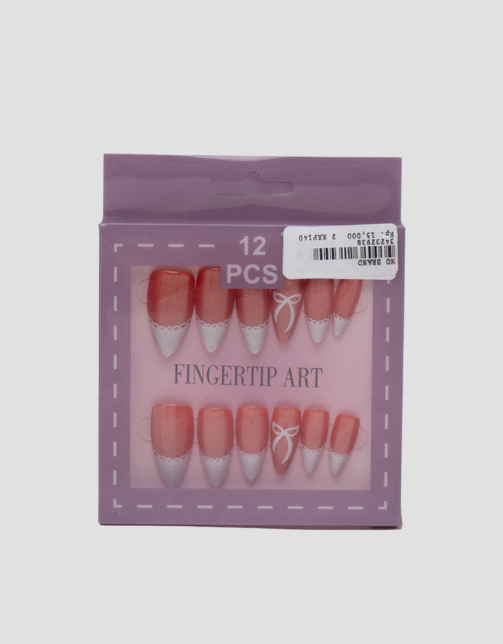 MXM NAIL STICKERS KUKU PALSU 12 ALMOND WANITA
