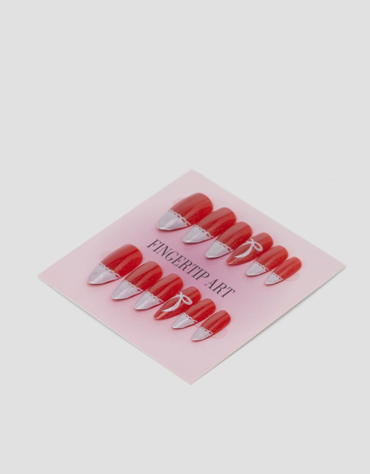 MXM NAIL STICKERS KUKU PALSU 12 ALMOND WANITA