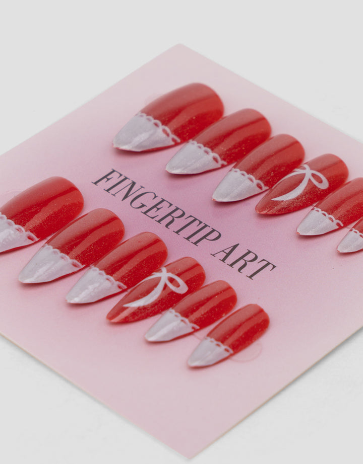 MXM NAIL STICKERS KUKU PALSU 12 ALMOND WANITA