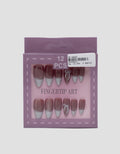 MXM NAIL STICKERS KUKU PALSU 12 ALMOND WANITA
