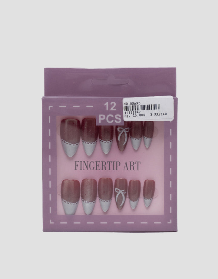 MXM NAIL STICKERS KUKU PALSU 12 ALMOND WANITA
