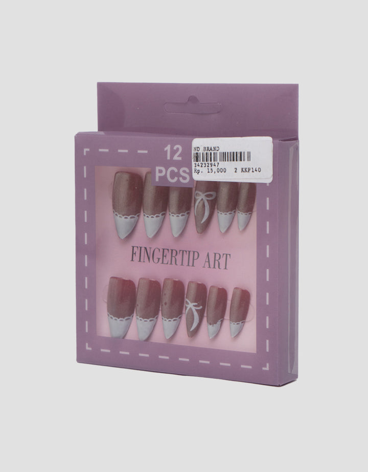 MXM NAIL STICKERS KUKU PALSU 12 ALMOND WANITA