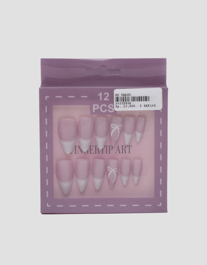 MXM NAIL STICKERS KUKU PALSU 12 ALMOND WANITA
