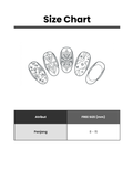 MXM NAIL STICKERS KUKU PALSU 12 ALMOND WANITA
