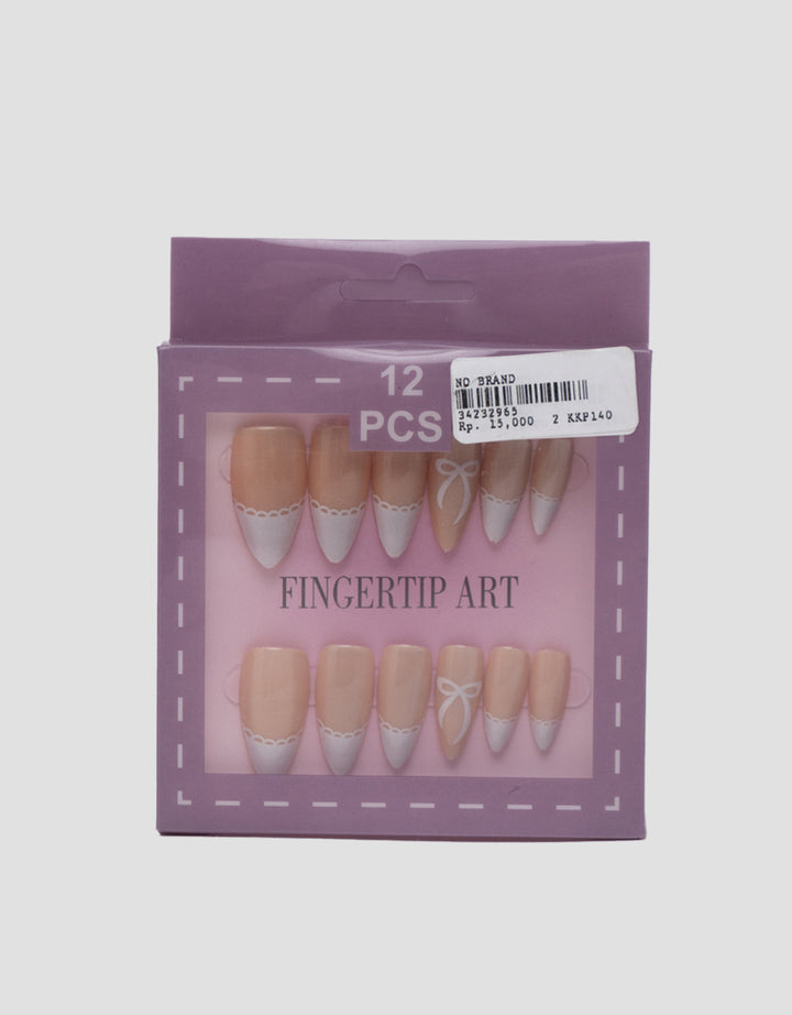 MXM NAIL STICKERS KUKU PALSU 12 ALMOND WANITA