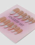 MXM NAIL STICKERS KUKU PALSU 12 ALMOND WANITA