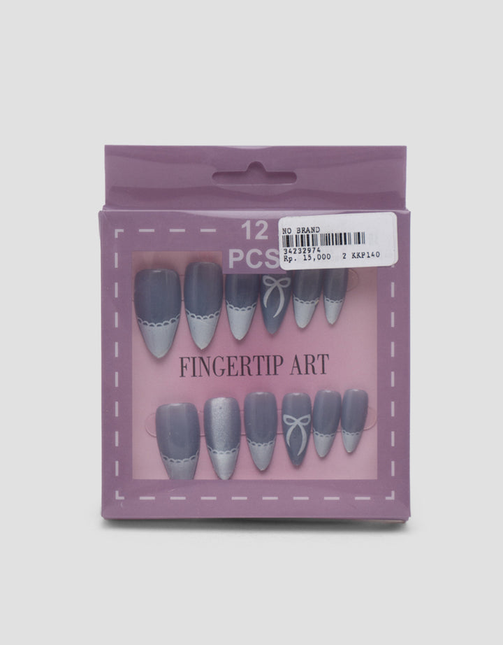 MXM NAIL STICKERS KUKU PALSU 12 ALMOND WANITA