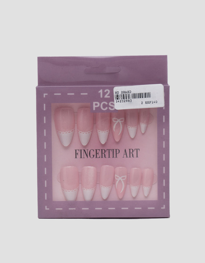 MXM NAIL STICKERS KUKU PALSU 12 ALMOND WANITA