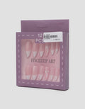 MXM NAIL STICKERS KUKU PALSU 12 ALMOND WANITA