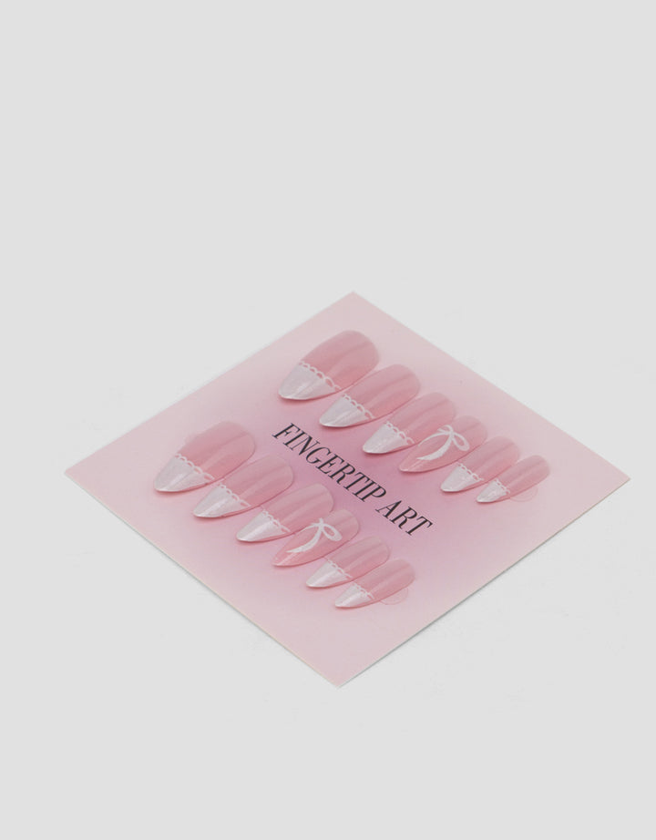 MXM NAIL STICKERS KUKU PALSU 12 ALMOND WANITA