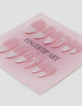 MXM NAIL STICKERS KUKU PALSU 12 ALMOND WANITA