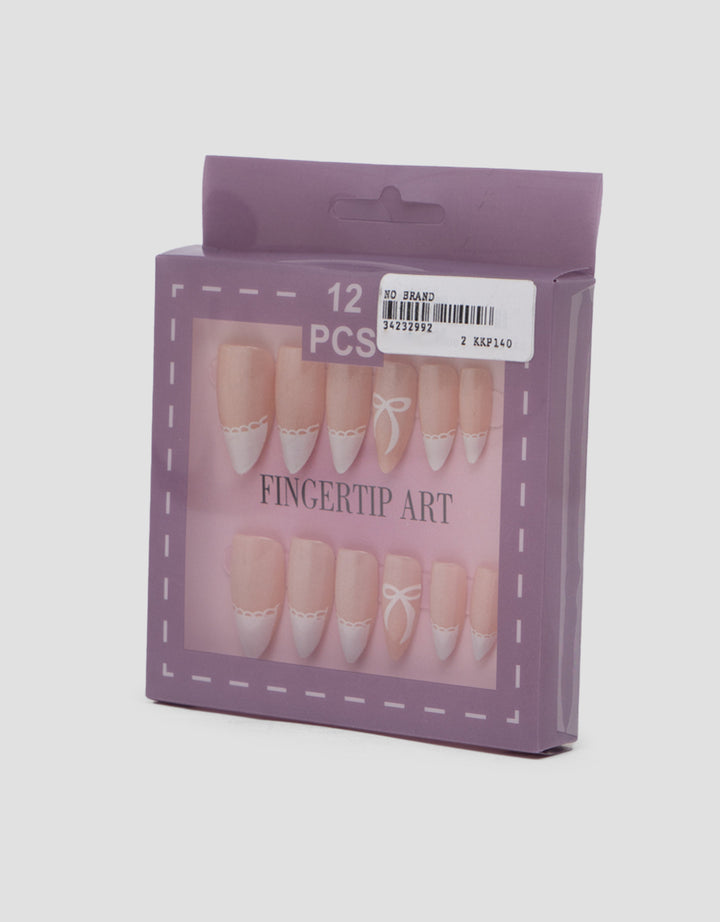 MXM NAIL STICKERS KUKU PALSU 12 ALMOND WANITA