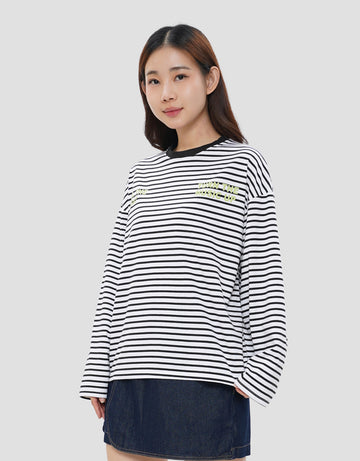 NEVADA FEEL THE BEAT STRIPE KAOS OVERSIZE WANITA