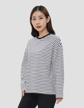 NEVADA BASIC STRIPE KAOS OVERSIZE WANITA