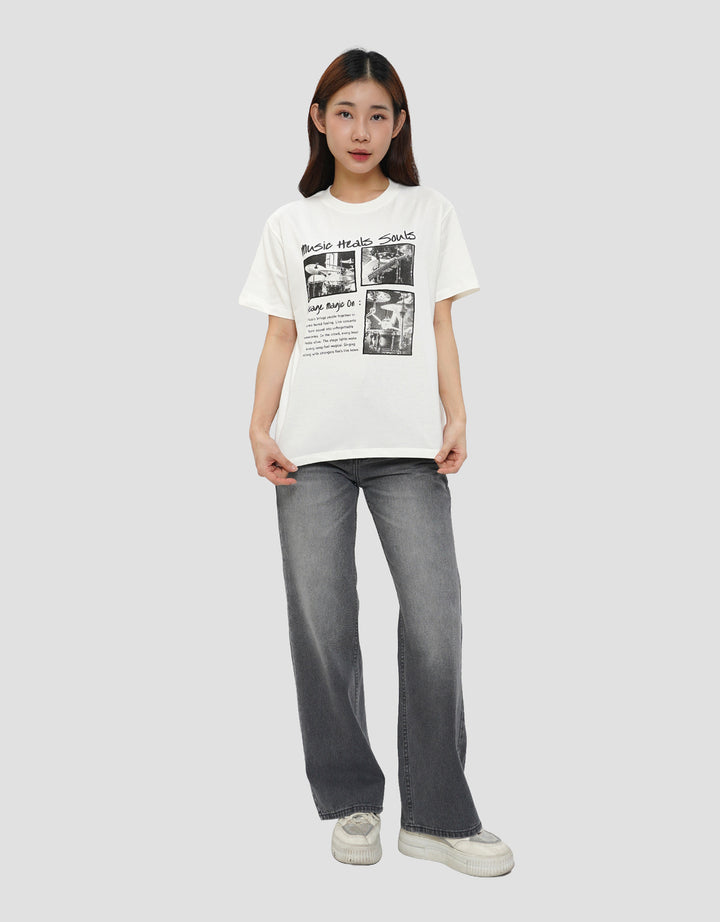NEVADA MUSIC HEALS SOULS KAOS WANITA