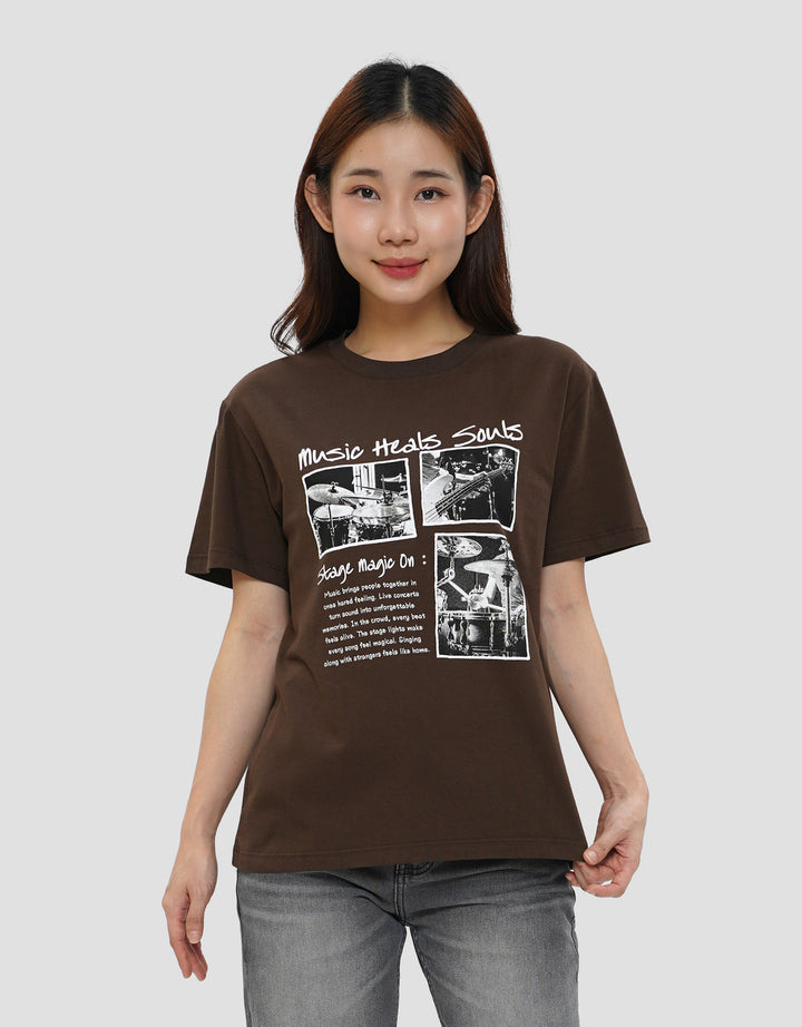 NEVADA MUSIC HEALS SOULS KAOS WANITA