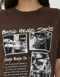NEVADA MUSIC HEALS SOULS KAOS WANITA