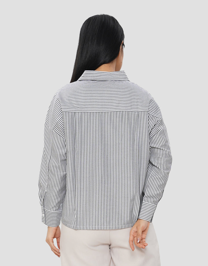 NEVADA STRIPES KEMEJA LENGAN PANJANG WANITA