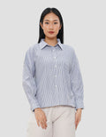 NEVADA STRIPES KEMEJA LENGAN PANJANG WANITA