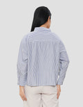 NEVADA STRIPES KEMEJA LENGAN PANJANG WANITA
