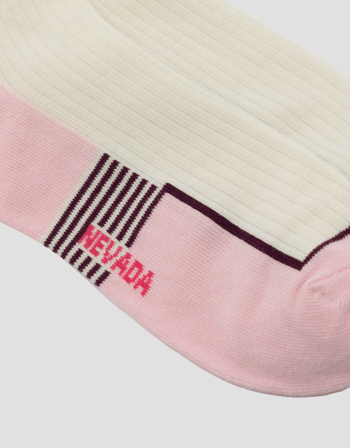 NEVADA COLOR BLOCK WITH STRIPE KAUS KAKI WANITA