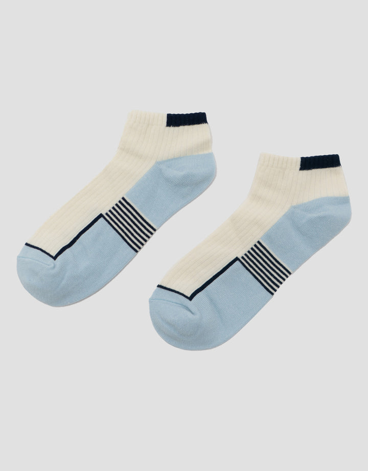 NEVADA COLOR BLOCK WITH STRIPE KAUS KAKI WANITA