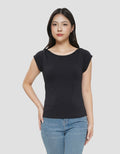 NEVADA RIB BOAT NECK KAOS WANITA