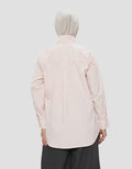 ANNISA FUNNEL NECK KEMEJA LENGAN PANJANG WANITA
