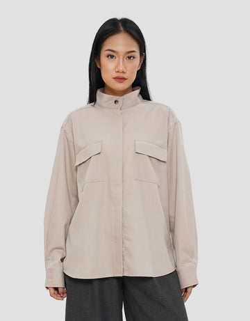 ANNISA TWO POCKET KEMEJA LENGAN PANJANG WANITA
